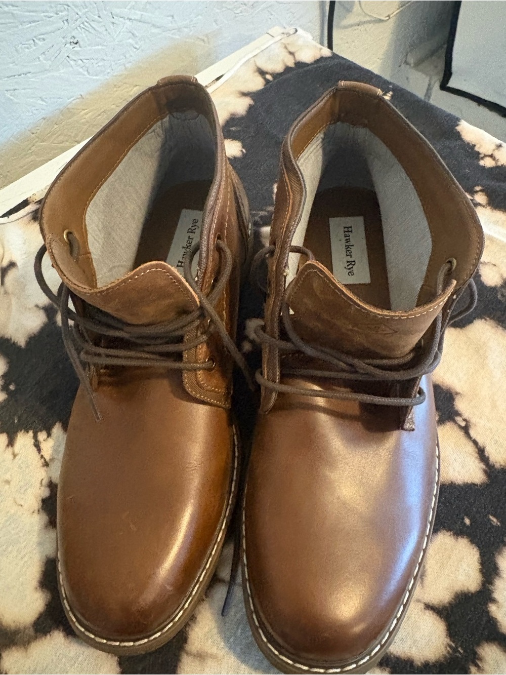 Hawker Rye Men’s Brown Leather Chukka Boots